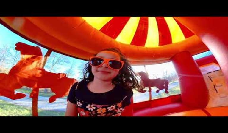 Carousel Combo Bounce House w/ (Dry or Wet/Water Slide) - Video