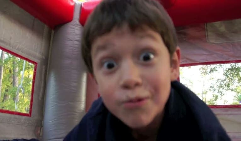 Fire Truck Bounce House Moonwalk - Video