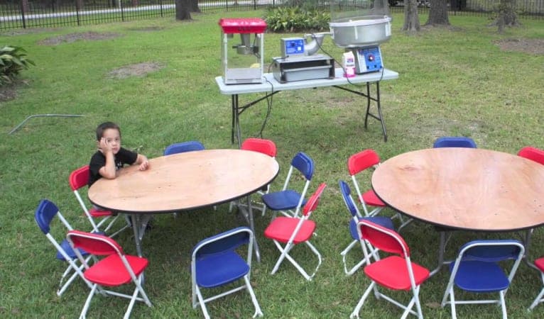 Black Kids Folding Chair - Video