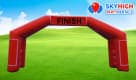 Red Inflatable Race Track Arch Rental | Sky High Party Rentals