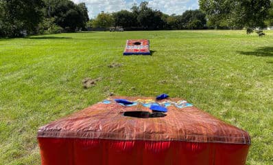 USA Giant Inflatable Corn Hole Rentals | Sky High Party Rentals