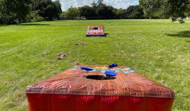 USA Giant Inflatable Corn Hole Rentals | Sky High Party Rentals