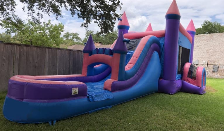 USA Mega Pink Wet / Dry Combo Sky High Party Rentals