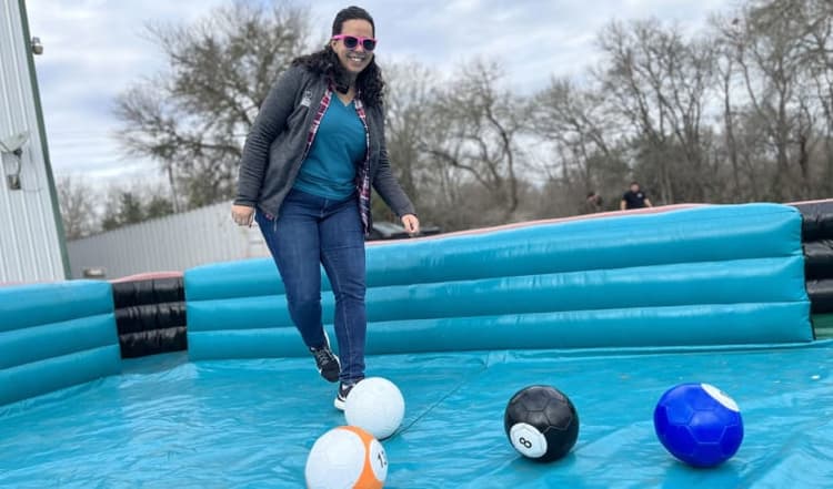 USA Inflatable Pool Table Rental | Sky High Party Rentals