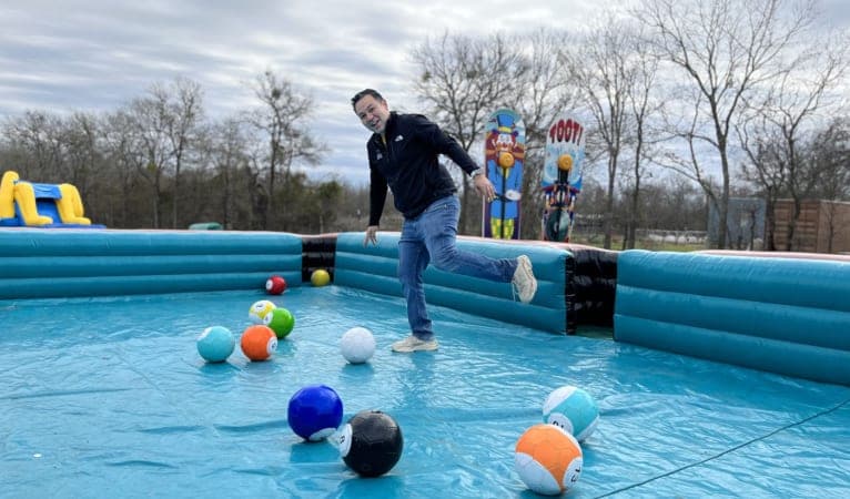 USA Inflatable Pool Table Rental | Sky High Party Rentals