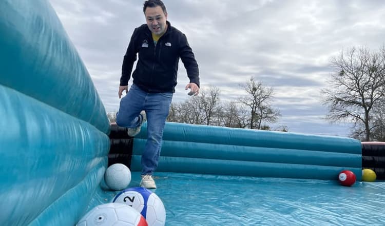 USA Inflatable Pool Table Rental | Sky High Party Rentals