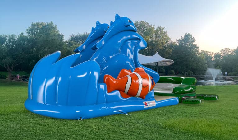 USA Turtle Beach Inflatable Slide | Sky High Party Rentals